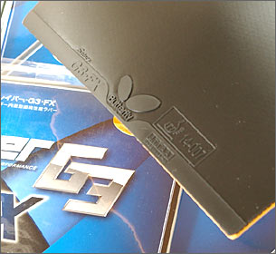 スレイバー・G3・FX(黒/特厚)(トップシート)