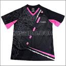 24636　【卓球　中古】　A　ウェア　ブラック×ピンク/XXS