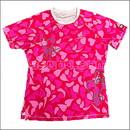 24649　【卓球　中古】　B　ウェア　ピンク/M