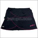 24660　【卓球　中古】　B　パンツ　ブラック×ピンク/M