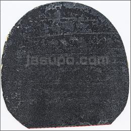 23806　【卓球　中古】　B　オメガⅤ・アジア　DF　赤/2.0㎜