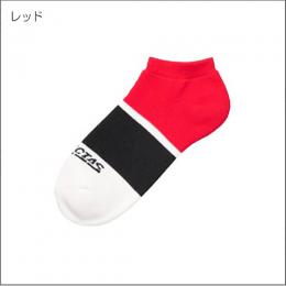 ブロックアンクルソックス