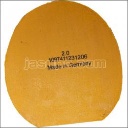 24055　【卓球　中古】　C　アクーダS2　黒/2.0mm