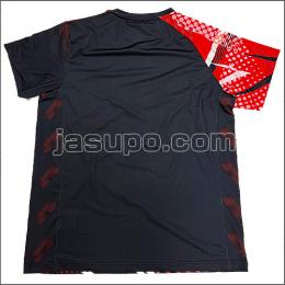 24090　【卓球　中古】　　ウェア　レッド/XL