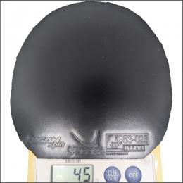 25507　【卓球　中古】　特A　ライガンスピン　黒/厚