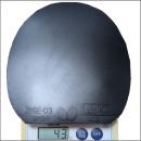 25531　【卓球　中古】　特A　ザイア03　黒/2.5mm