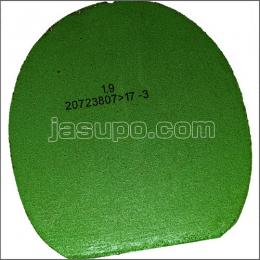 24380　【卓球　中古】　B　ヘキサーグリップ　黒/1.9㎜