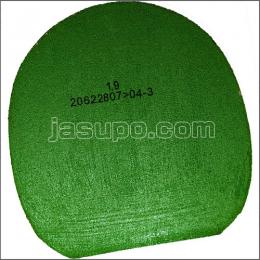 24381　【卓球　中古】　B　ヘキサーグリップ　赤/1.9㎜