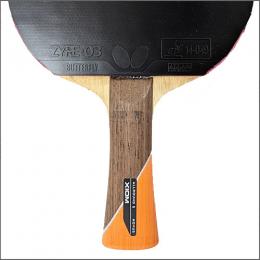 25683　【卓球　中古】　　特Aラバー貼りラケット　FL/