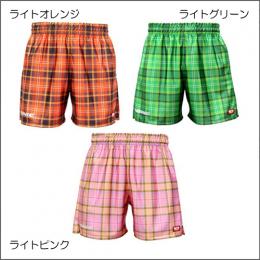 [-80％]チェックブライトパンツ
