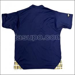 24477　【卓球　中古】　A　ウェア　紺×チェック/2XO