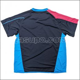 24611　【卓球　中古】　A　ウェア　ネイビー×ピンク/XXO