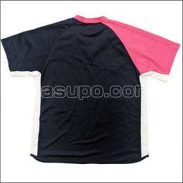 24617　【卓球　中古】　B　ウェア　ブラック×ピンク/XXO