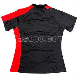 24647　【卓球　中古】　A　ウェア　ブラック×レッド/M