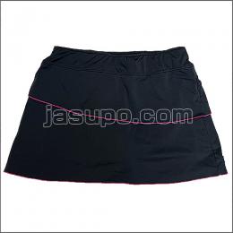 24660　【卓球　中古】　B　パンツ　ブラック×ピンク/M