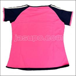 23584　【卓球　中古】　　ウェア　ピンク/XXL