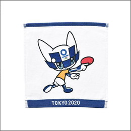 【東京2020】オリンピックマスコット卓球 ミニタオル