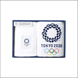 【東京2020】TK-0019 OPエンブレムギフト WT/マフラータオル