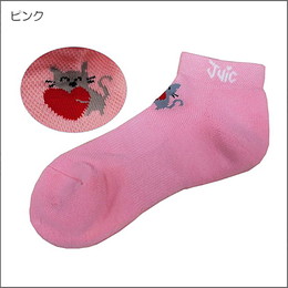 ハートキャットソックス(22cm~24cm)