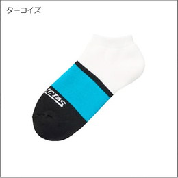 ブロックアンクルソックス