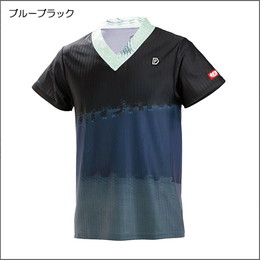 ウラヌス Vネックエアロユニフォーム(URN1-FGU)ブルーブラック