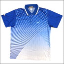 21897　【卓球　中古】　　ウェア　ブルー/L