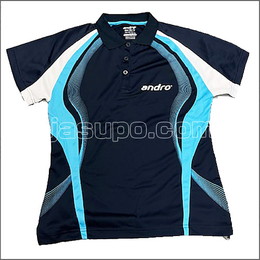 23581 【卓球 中古】 ウェア ネイビー/M