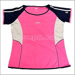 23584　【卓球　中古】　　ウェア　ピンク/XXL