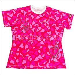 23589 【卓球 中古】 ウェア ピンク/XL