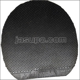 24002　【卓球　中古】　B　アタックスリー表ソフトL粒　黒/薄