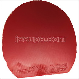 24122　【卓球　中古】　B　ラクザXX　赤/特厚