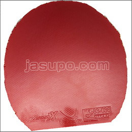 24134　【卓球　中古】　B　ラクザXX　赤/特厚