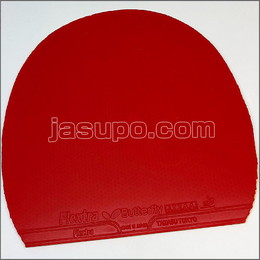 24288　【卓球　中古】　B　フレクストラ　赤/薄