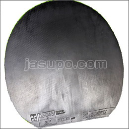 24378　【卓球　中古】　B　ヘキサーグリップ　黒/1.9㎜