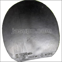 24379　【卓球　中古】　B　ヘキサーグリップ　黒/1.9㎜