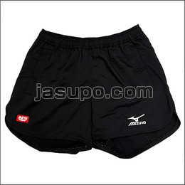 24483　【卓球　中古】　A　パンツ　黒/L