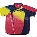 24613　【卓球　中古】　A　ウェア　ピンク×イエロー/XXO