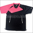 24617　【卓球　中古】　B　ウェア　ブラック×ピンク/XXO