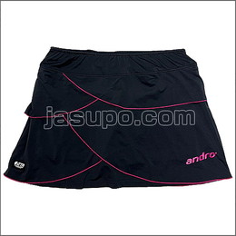 24660　【卓球　中古】　B　パンツ　ブラック×ピンク/M