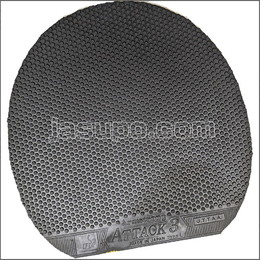 24696　【卓球　中古】　B　アタックスリー表ソフトL粒　黒/特厚