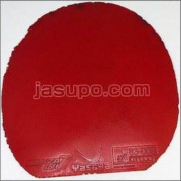 24759　【卓球　中古】　C　ラクザ7ソフト　赤/中厚