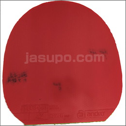 24824　【卓球　中古】　B　ヘキサーグリップ　赤/1.9mm