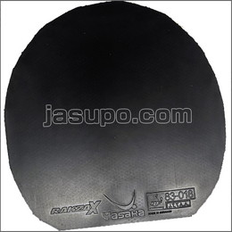 24880　【卓球　中古】　B　ラクザX　黒/特厚