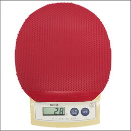 24941　【卓球　中古】　B　リンフォート パワー　赤/MAX
