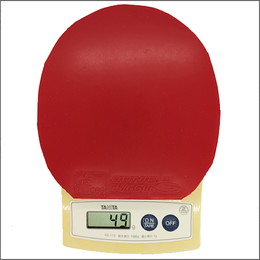 25910　【卓球　中古】　A　ブルーグリップJ1　赤/MAX