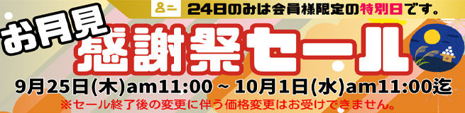 小さめサイズSALE